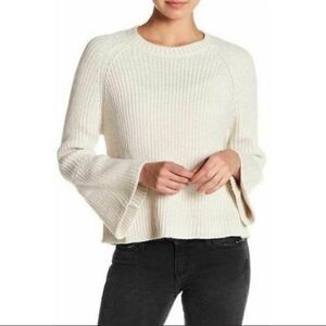 Ivory and gold fleck sweater size M